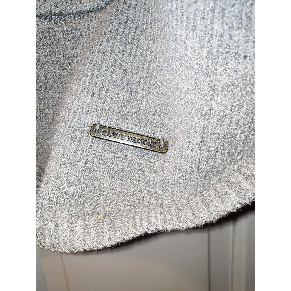 Carve Designs Rockvale Deux Sweater Tunic Gray Heather Size Medium Comfortable - Picture 12 of 12